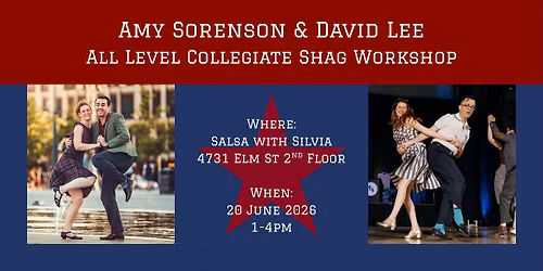 Amy Sorenson and David Lee Collegiate Shag Workshop