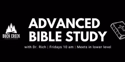 Bible Study with Dr. Rich | Fridays 10 AM