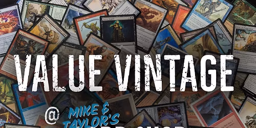 Value Vintage @ Mike and Taylor's Card Shop