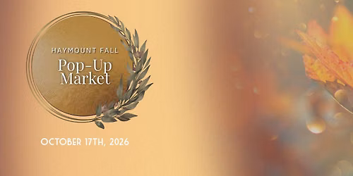 Haymount Fall Pop-Up Market