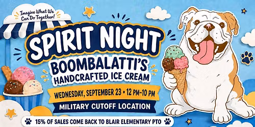 Boombalatti's Spirit Night for Blair
