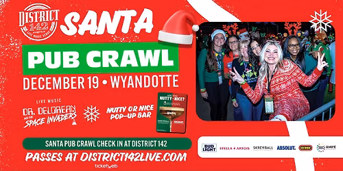 Santa Party & Pub Crawl 2025