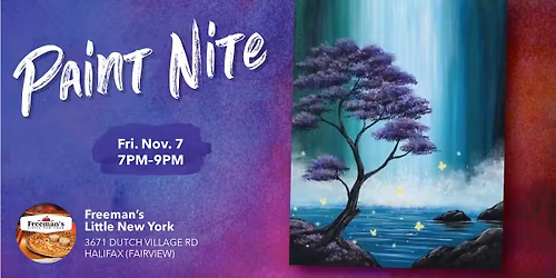 Paint Nite - Butterfly Falls