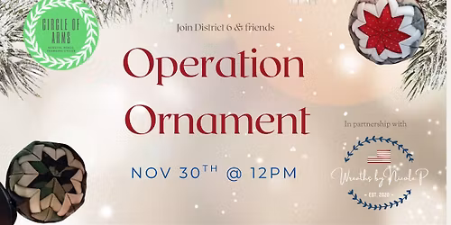 Operation Ornament - Crafting with Purpose