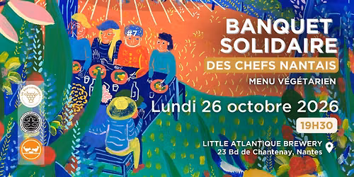 Banquet Solidaire des Chefs nantais - Menu v\u00e9g\u00e9tarien