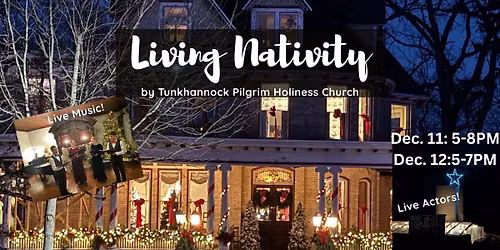 Living Nativity - First Night @ the Metcalf Mansion!