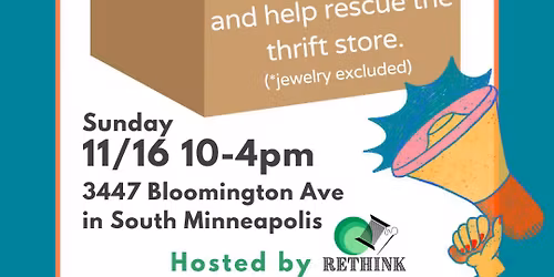 $5 Bag Sale Fundraiser at 4Evr Sale'ing Thrift