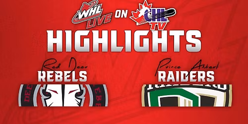 Prince Albert Raiders at Red Deer Rebels at Marchant Crane Centrium at Westerner Park
