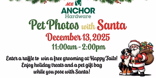 Pet Photos with Santa!