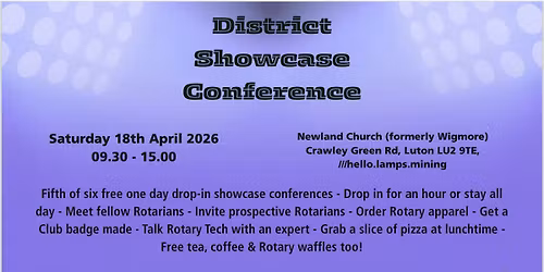 Rotary District 1260 Showcase Conference