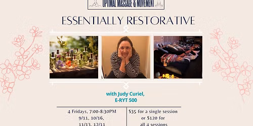 Essentially Restorative with Judy Curiel