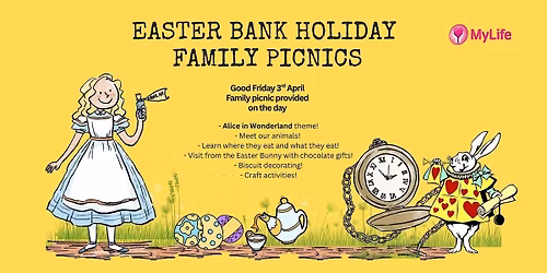 Easter Bank Holiday Family Picnic Alice in Wonderland-themed Adventure