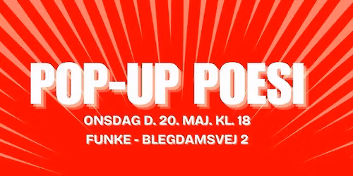 POP-UP POESI x MAJ 2026