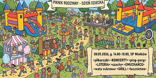 Szkolno-gminny piknik rodzinny z okazji Dnia Dziecka w Mietkowie