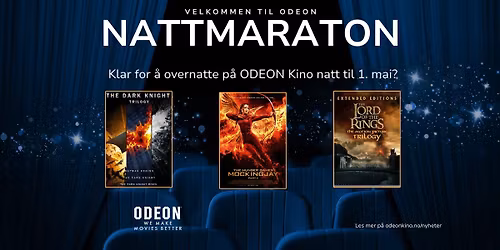 \ud83c\udf19NATTMARATON ODEON SOTRA\ud83c\udfac 1. MAI 2026