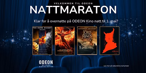 \ud83c\udf19NATTMARATON ODEON SOTRA\ud83c\udfac 1. MAI 2026