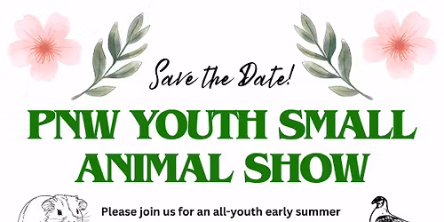PNW Youth Small Animal Show