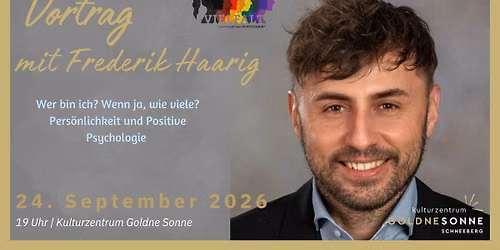 Vortrag von Frederik Haarig - "Wer bin ich?"