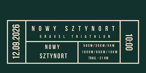 Gravel Triathlon Nowy Sztynort & Wilczy Trail 21 km
