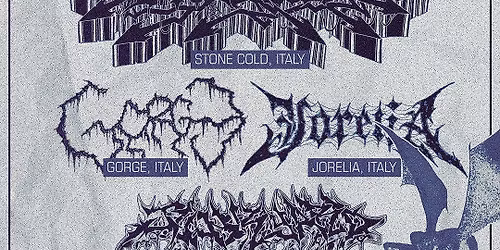 BLVD OF DEATH + STONE COLD + JORELIA + GORGE + JUNKYARD @DVG CLUB