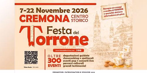 Festa del Torrone 2026 | 7\u201322 novembre
