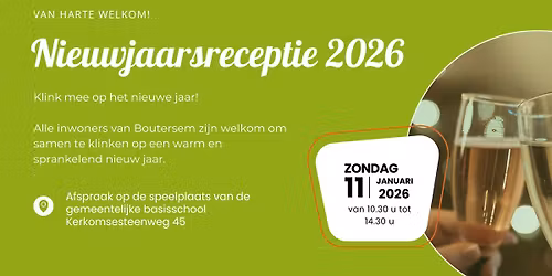 Nieuwjaarsreceptie 2026