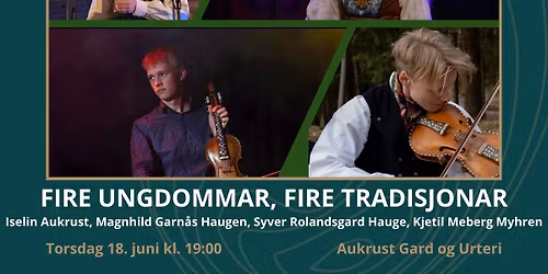 Jakupscena: Fire ungdommar, fire tradisjonar