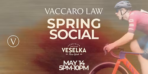 2026 NYC Bike Community Spring Social p\/b Veselka and Vaccaro Law