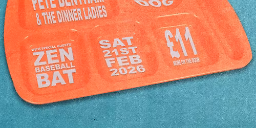 PETE BENTHAM & THE DINNER LADIES, ZEN BASEBALLBAT & SPITTING FEATHERS @ THE SALTY DOG