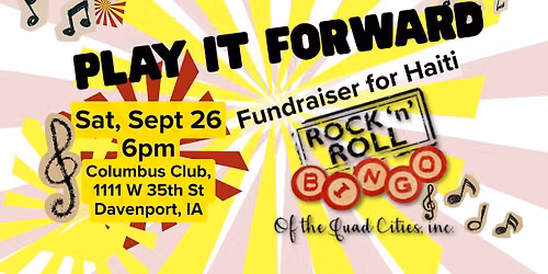 Rock & Roll Bingo Fundraiser for Haiti