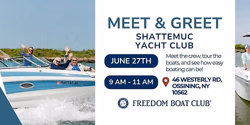 Freedom Boat Club Meet & Greet | Ossining