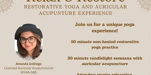 Relax & Restore: Yoga & Auricular Acupuncture