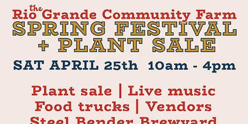 Spring Festival and Plant Sale