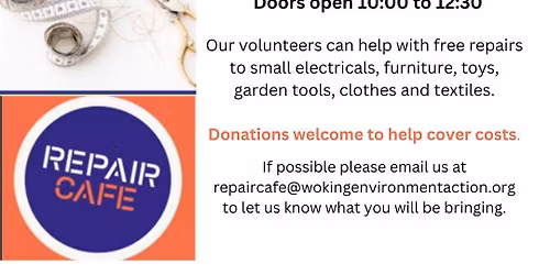 Woking Repair Cafe - Trinity Methodist Church