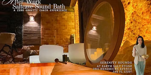 After-work Evening Salt Cave Sound Bath in Jacksonville, FL