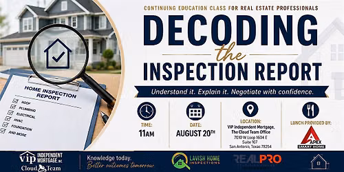 Decoding the Inspection Report - CE Class