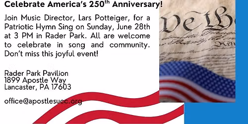 Patriotic Hymn Sing 