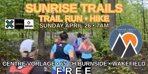 SUNRISE TRAILS monthly Sunday 7am trail runs & hikes (April 2026)