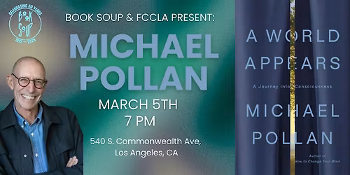Michael Pollan discusses A World Appears: A Journey Into Consciousness