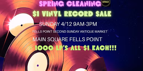 $1 Record Spring Cleaning Sale!