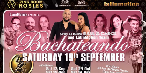 LatinMotion \ud83d\udc97 #BACHATEANDO \ud83d\udc83\ud83c\udffb Night \ud83d\udc97 \ud83d\udccd Rosies Birmingham 