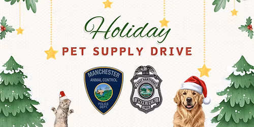 Animal Control Holiday Pet Supply Drive