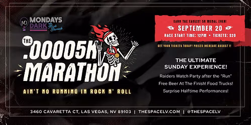 The .00005k Marathon: Ain't No Running in Rock N' Roll 