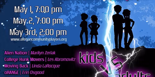 12th Annual One Acts Festival: Kids vs. Adults