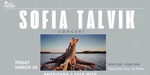 Sofia Talvik Concert