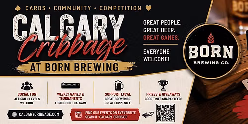 Calgary Cribbage at Born Brewing