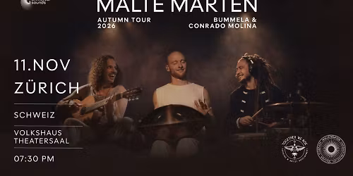 Malte Marten - Autumn Tour 2026 - Z\u00fcrich 11.11.2026