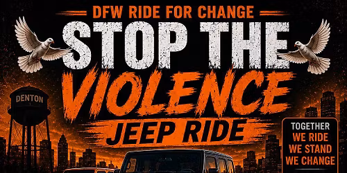DFW Stop the Violence Jeep Ride