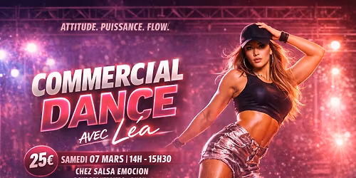 Stage de COMMERCIAL DANCE \u2013 AVEC L\u00c9A