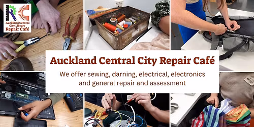 Auckland Central City Library Repair Caf\u00e9